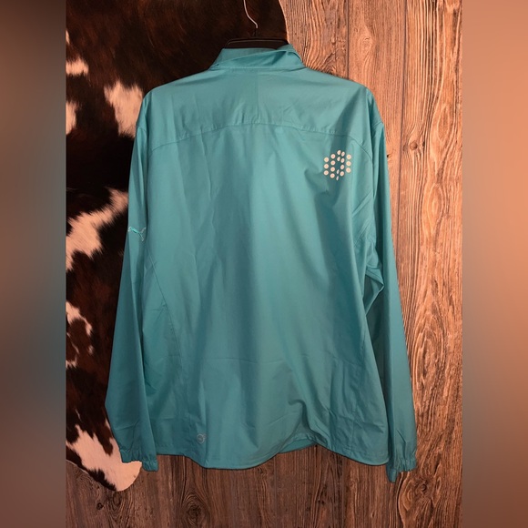 NWT PUMA blue windbreaker size large Acceleron branded logo - Picture 6 of 6